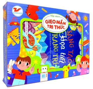 box set gieo mầm tri thức 15: nét vẽ diệu kỳ - phát triển eq-iq (bộ 4 cuốn)
