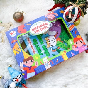 box set gieo mầm tri thức 19: ghép hình 3d phát triển iq mầm non (bộ 3 cuốn)