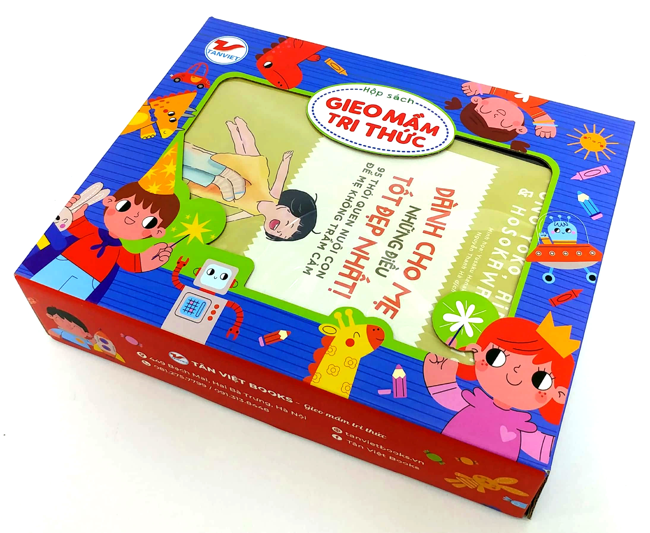 box set gieo mầm tri thức 6: nuôi dạy con kiểu nhật (bộ 3 cuốn)