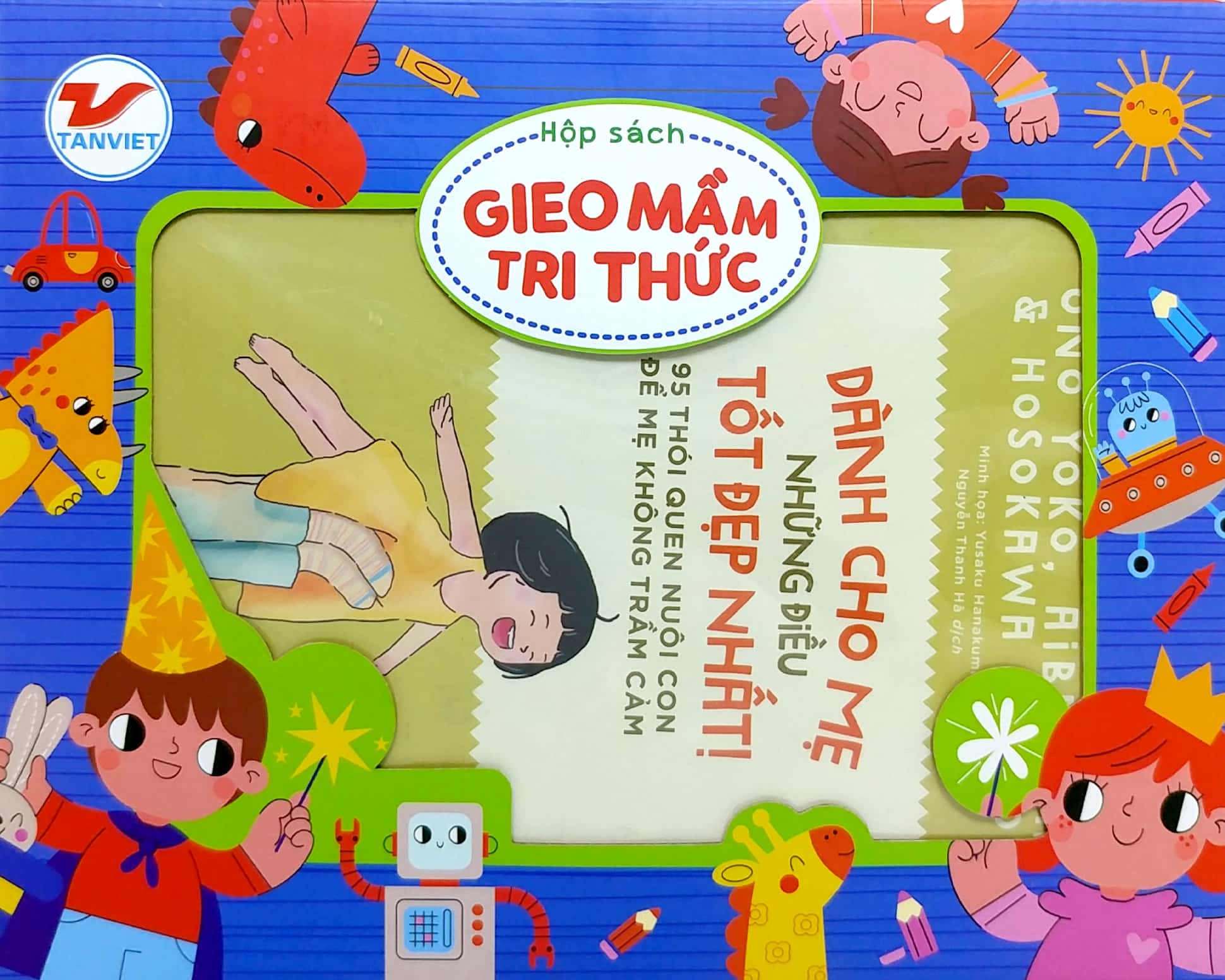 box set gieo mầm tri thức 6: nuôi dạy con kiểu nhật (bộ 3 cuốn)