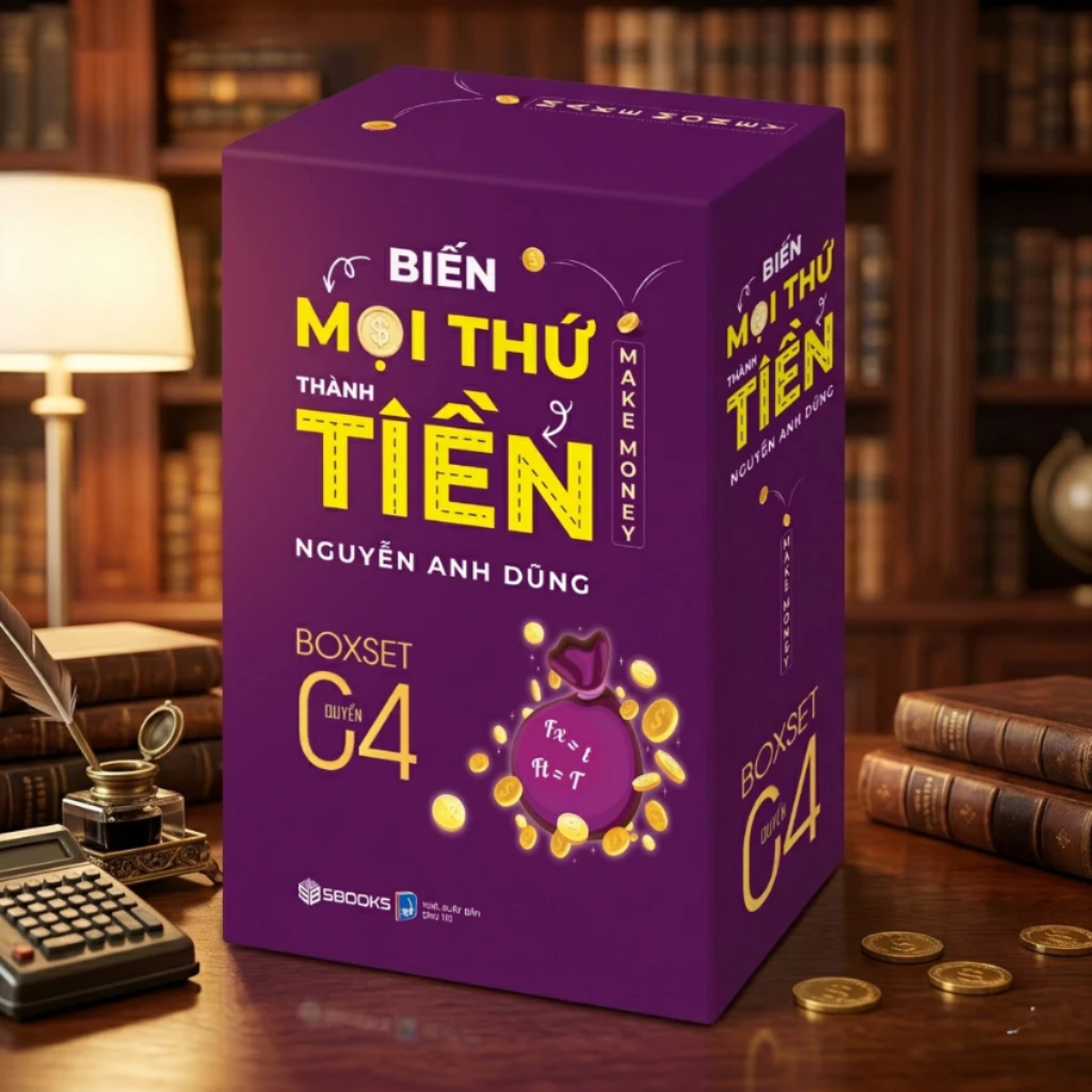 Boxset Biến Mọi Thứ Thành Tiền (Hộp 4 Quyển)