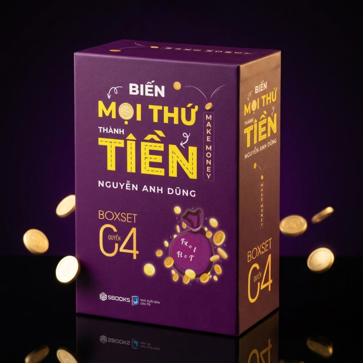 Boxset Biến Mọi Thứ Thành Tiền (Hộp 4 Quyển)
