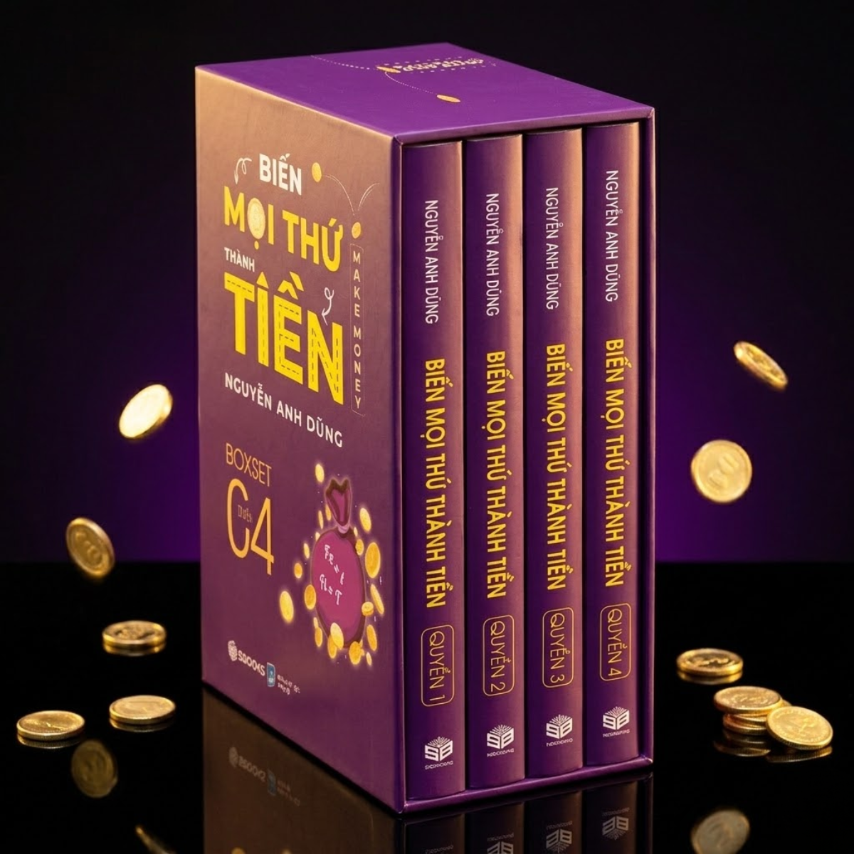 Boxset Biến Mọi Thứ Thành Tiền (Hộp 4 Quyển)