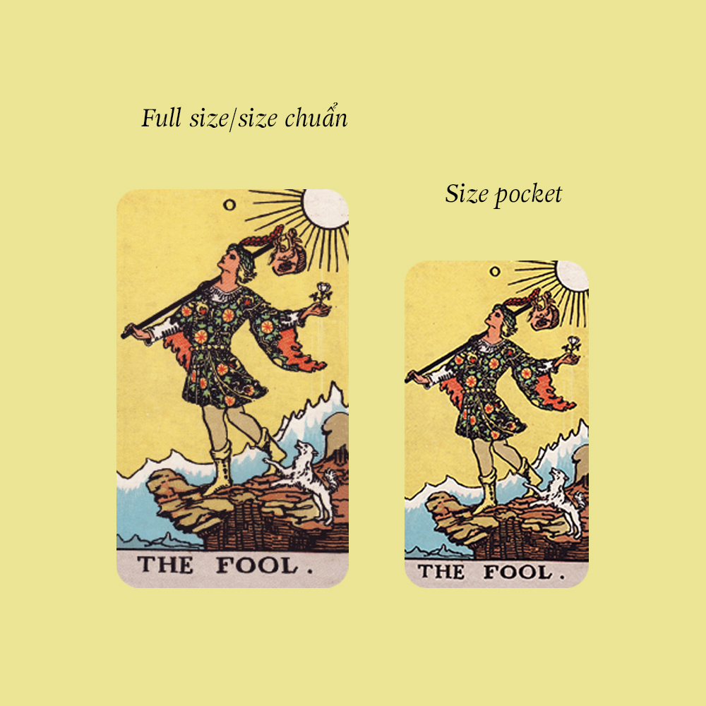 Boxset Bộ Bài Tarot Rider Waite Smith - Không Viền - Size Chuẩn
