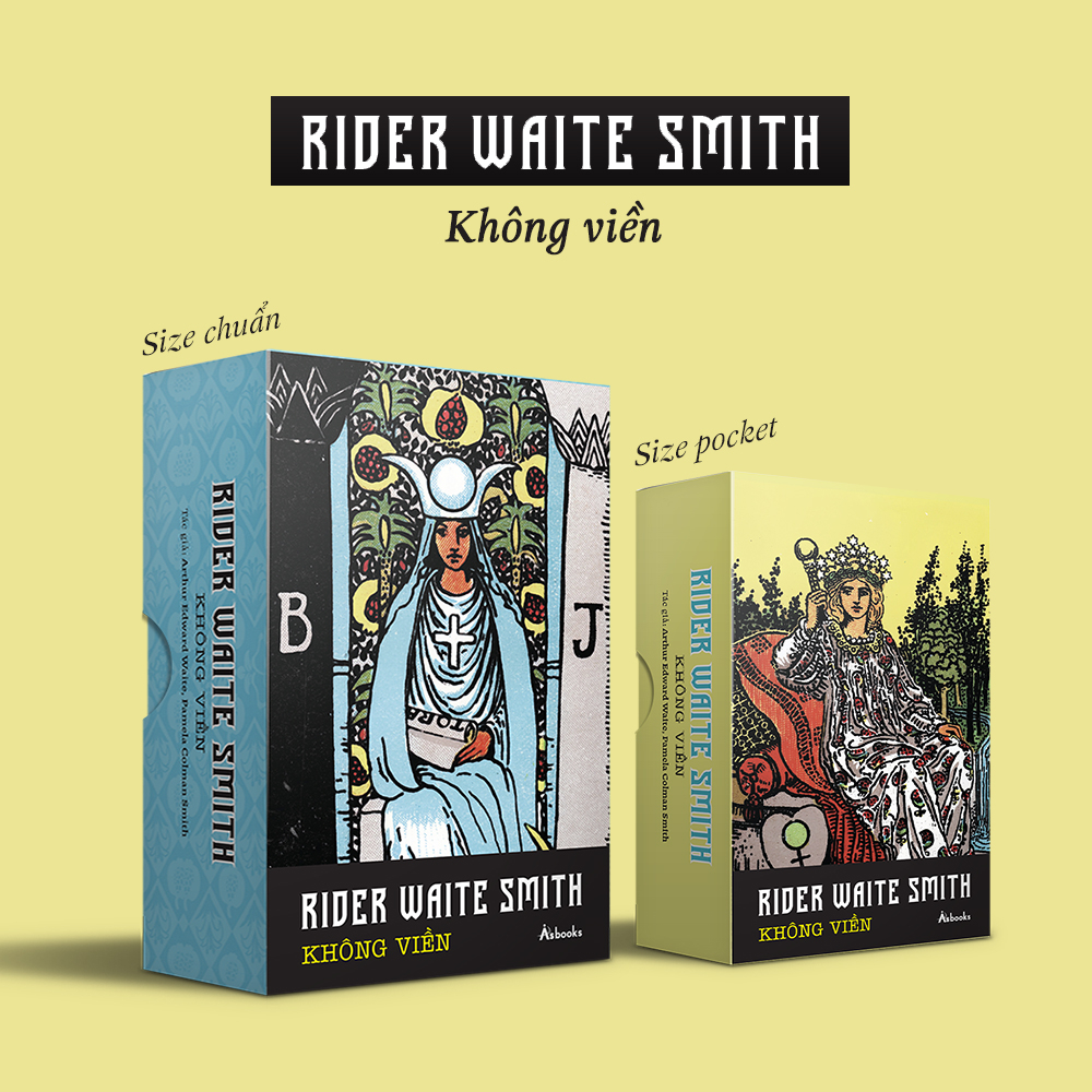 Boxset Bộ Bài Tarot Rider Waite Smith - Không Viền - Size Chuẩn