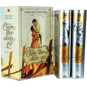boxset cao cấp cuốn theo chiều gió - bản dịch mới (bộ 2 tập)