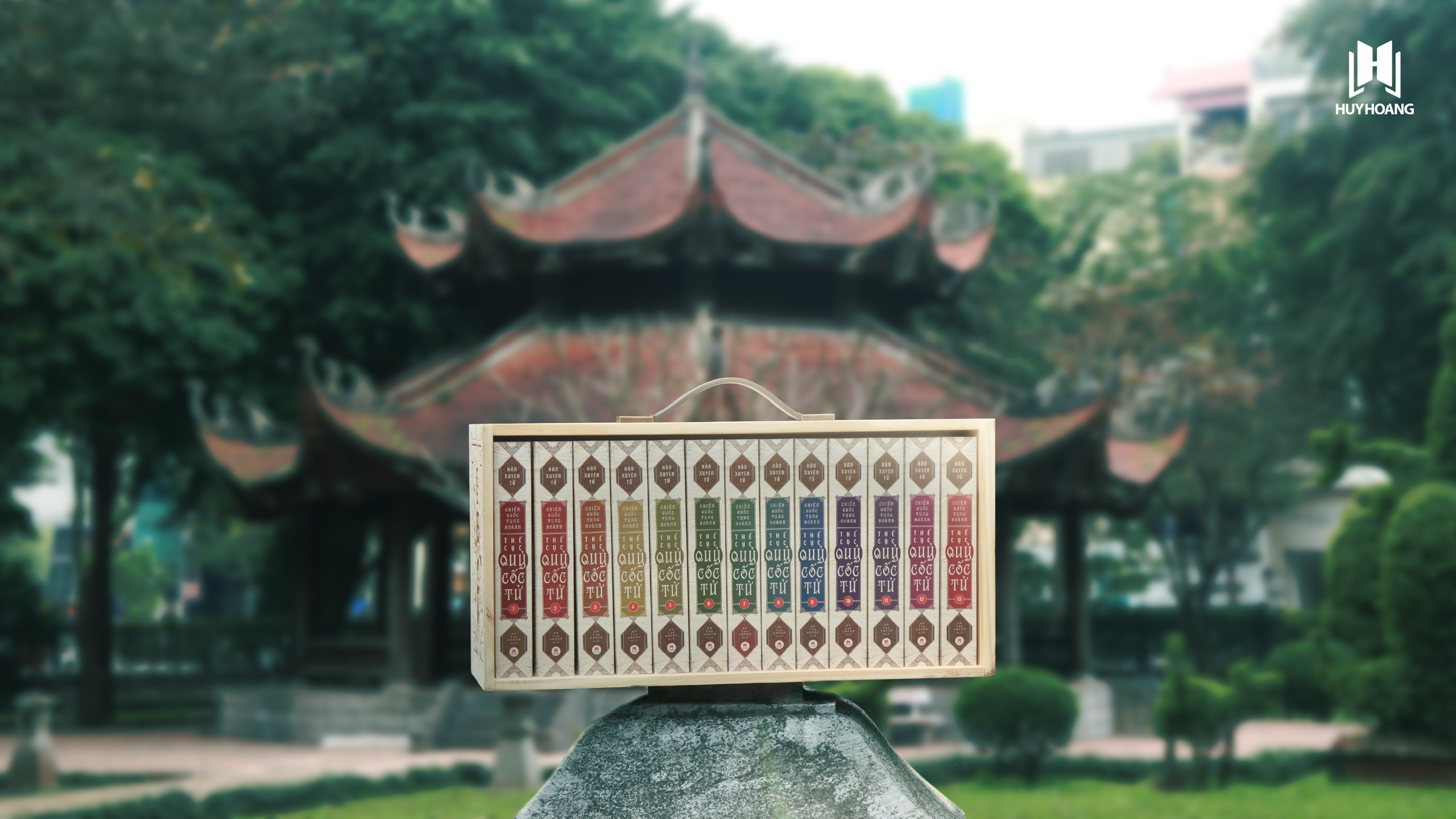 Boxset Chien Quoc Tung Hoanh - The Cuc Quy Coc Tu - Hop Go (Bo 13 Cuon)