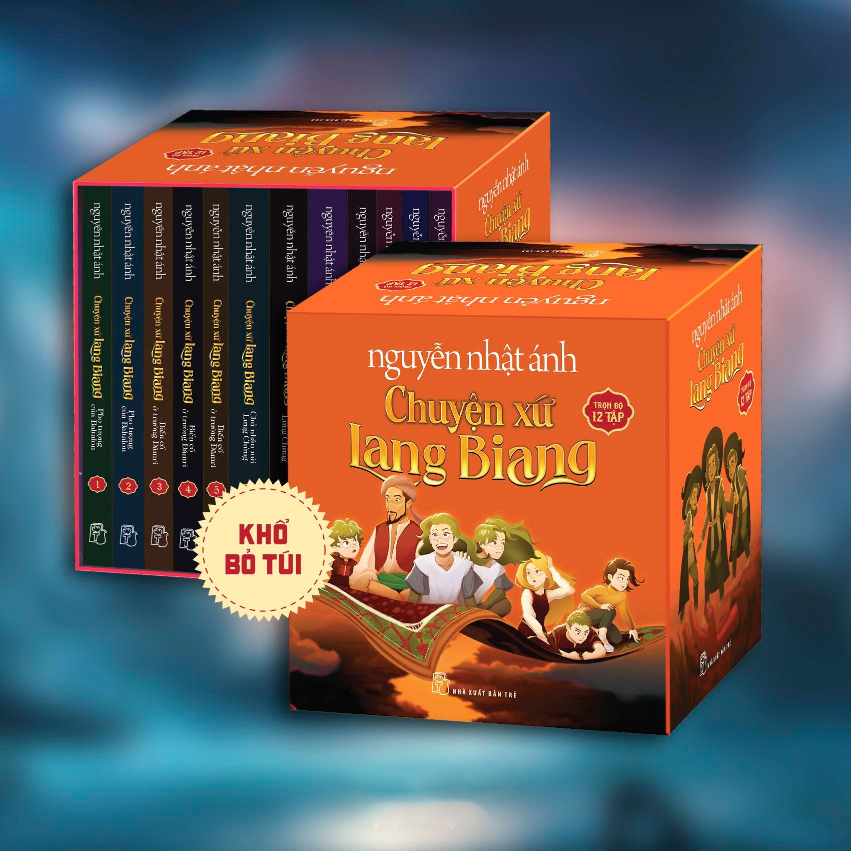 Boxset Chuyện Xứ Lang Biang - Khổ Bỏ Túi (Hộp 12 Cuốn) - Tặng Kèm Bản Đồ