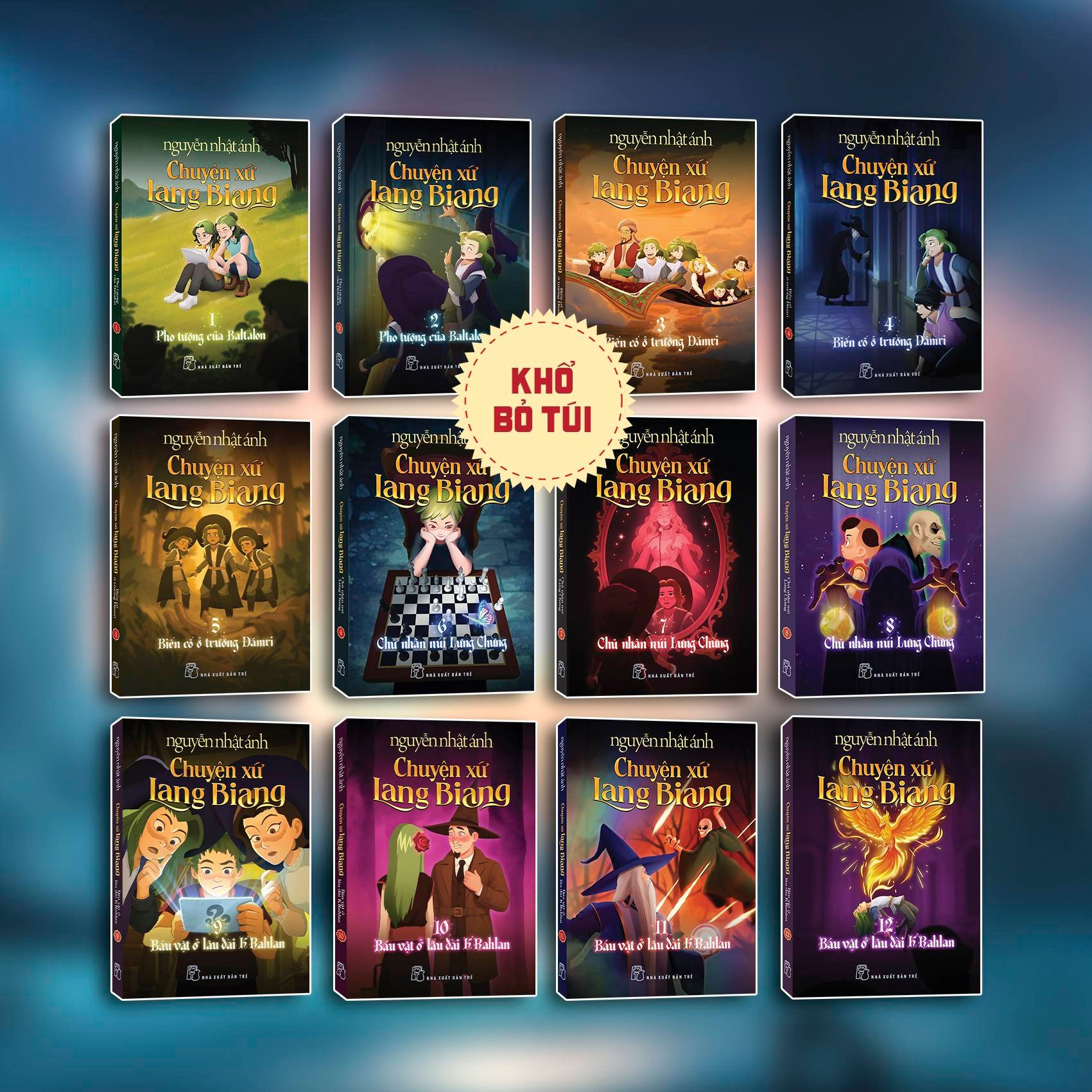 Boxset Chuyện Xứ Lang Biang - Khổ Bỏ Túi (Hộp 12 Cuốn) - Tặng Kèm Bản Đồ