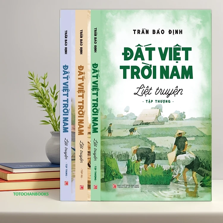 boxset đất việt trời nam liệt truyện (hộp 3 cuốn)