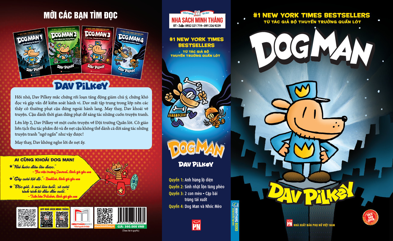 boxset dog man trọn bộ ( bộ 4 tập)