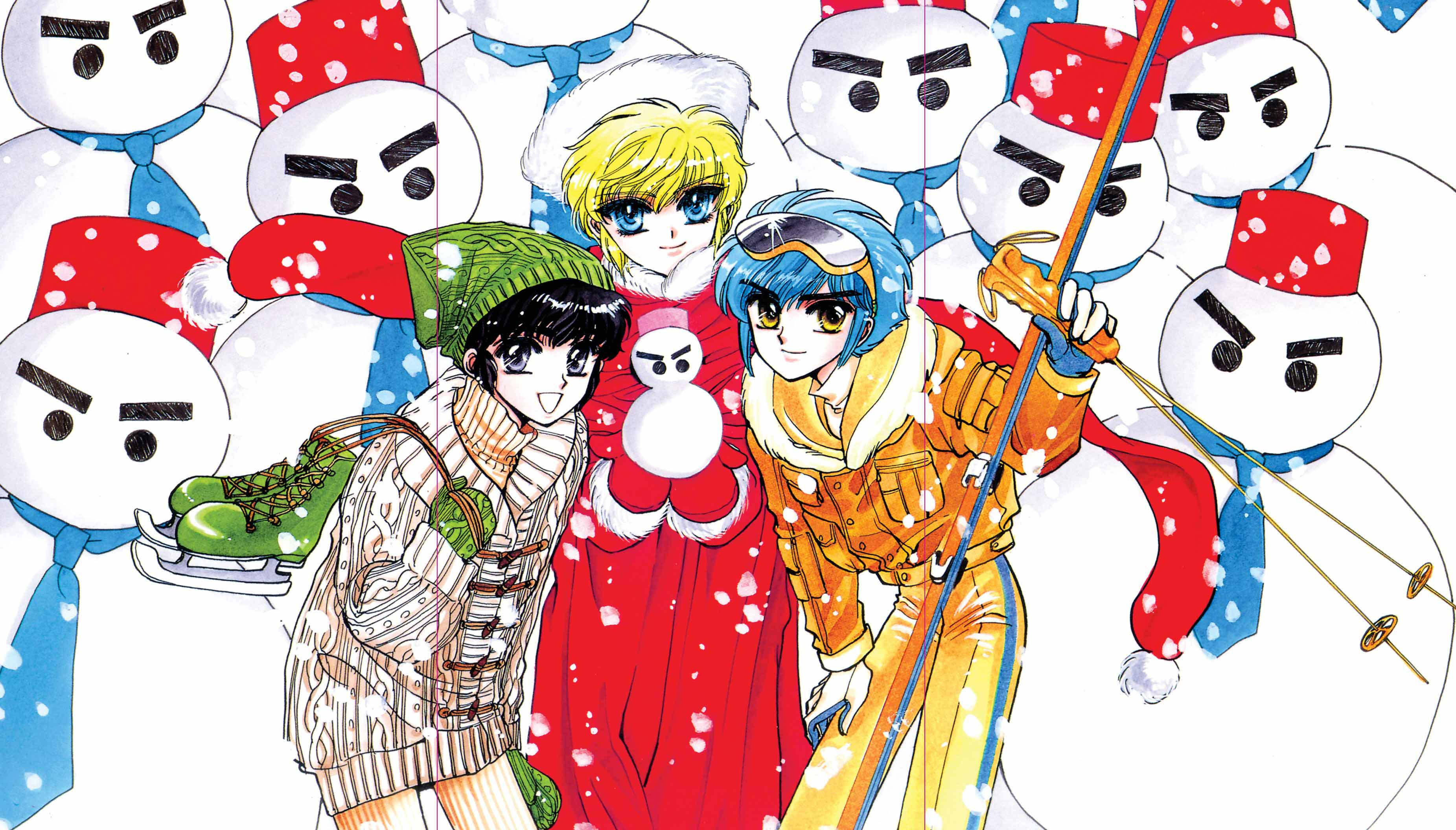 boxset đội thám tử học viện clamp (bộ 3 tập) - tặng kèm poster kẹp mỗi tập