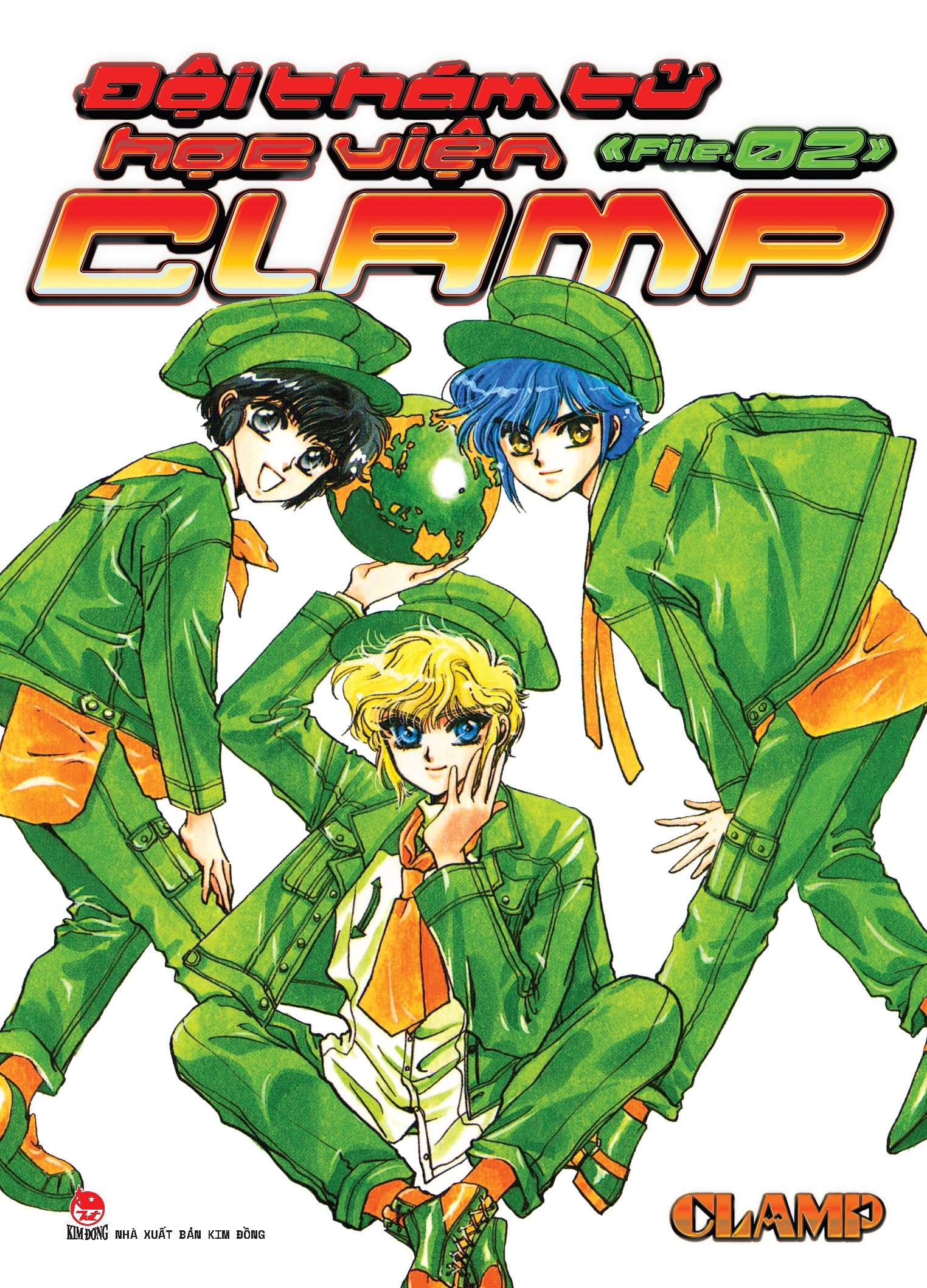 boxset đội thám tử học viện clamp (bộ 3 tập) - tặng kèm poster kẹp mỗi tập