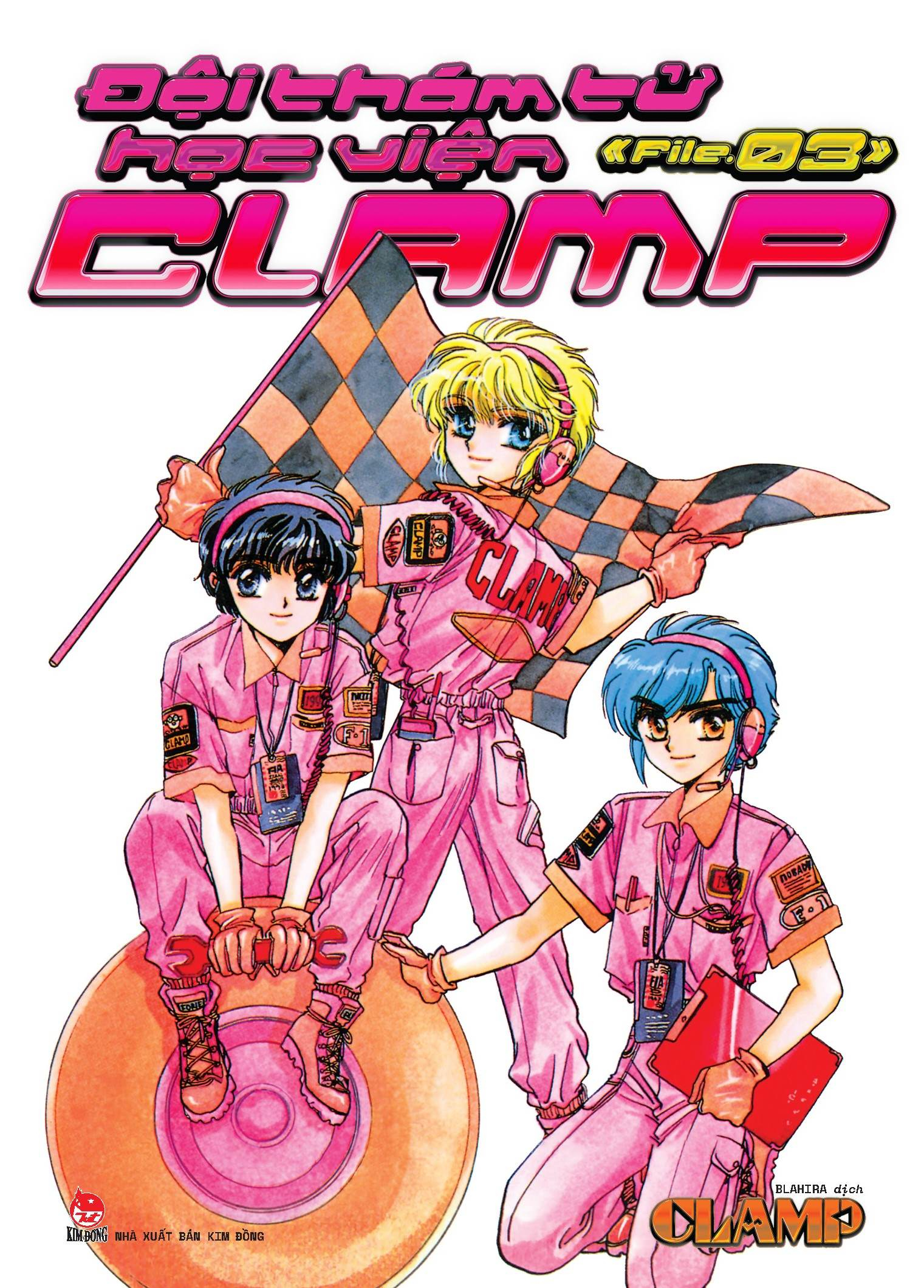 boxset đội thám tử học viện clamp (bộ 3 tập) - tặng kèm poster kẹp mỗi tập