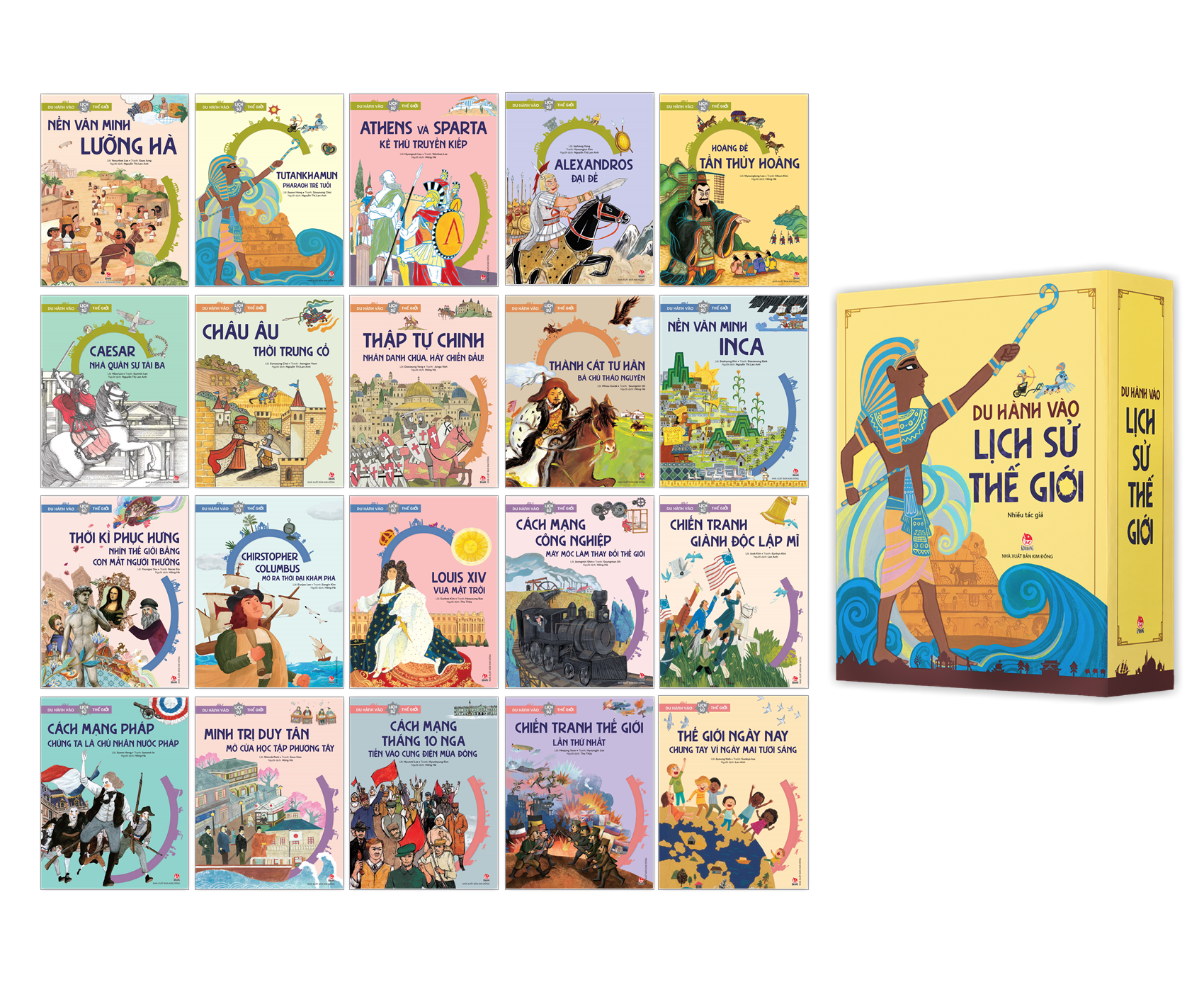 Boxset Du Hanh Vao Lich Su The Gioi (Hop 20 Cuon)