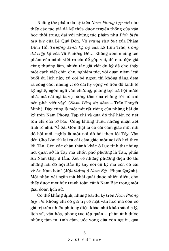 boxset du ký việt nam trên nam phong tạp chí (bộ 2 cuốn)