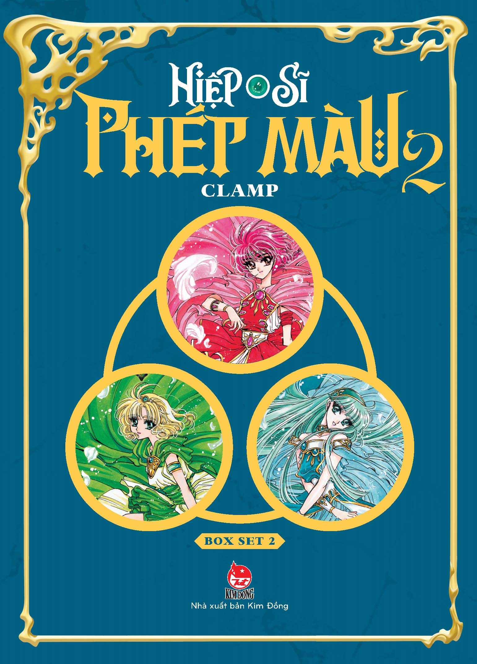 boxset hiệp sĩ phép màu - magic knight rayearth (bộ 3 cuốn) - phần ii - tặng kèm 01 postcard ivory