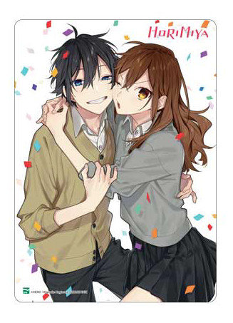 boxset horimiya - tập 17 + tập 10.5 (bộ 2 cuốn) - bản sưu tầm - tặng kèm box + bìa 2 mặt horimiya - tập 17 + card ngọc trai + clear file + tapestry a1