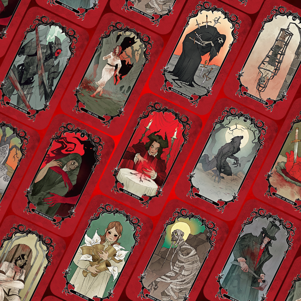 Boxset Horror Tarot Viet Hoa (Bo Bai + Sach Huong Dan)