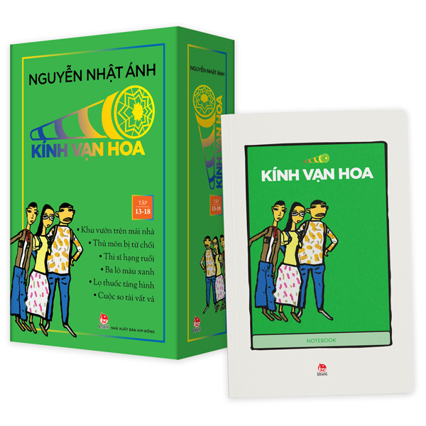Boxset Kính Vạn Hoa - Bộ Kỉ Niệm 30 Năm: Tập 19 - 24 (Hộp 6 Tập) - Tặng Kèm Sổ Tay Kính Vạn Hoa