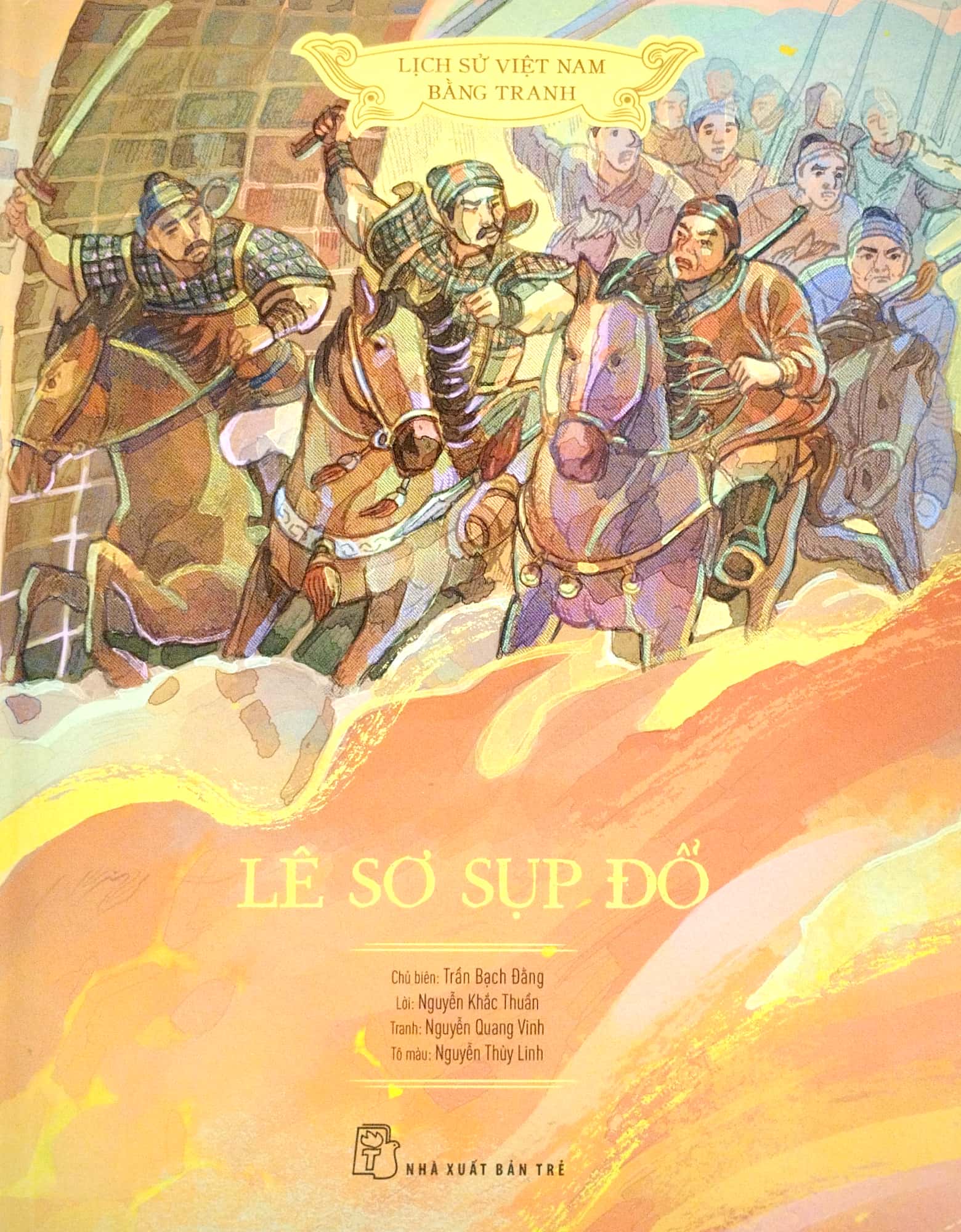 boxset lịch sử việt nam bằng tranh - bản màu - bìa cứng (hộp 8 cuốn)