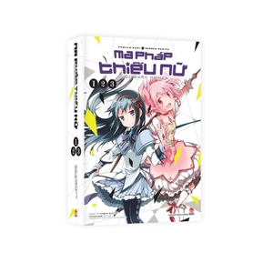 boxset ma pháp thiếu nữ madoka magica - cuộc phản nghịch (bộ 3 tập) - tặng kèm bìa áo