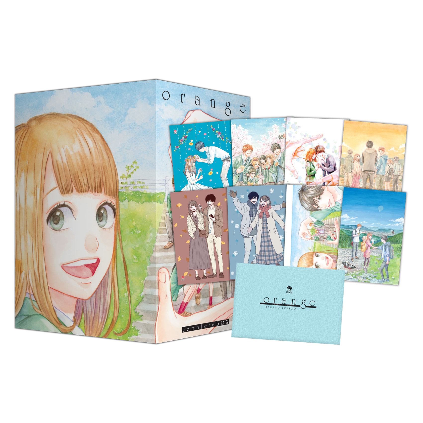 Boxset Manga - Orange - La Thu Tu Tuong Lai: Tap 1 - 7 (Hop 7 Cuon) - Tang Kem Set 8 Postcard