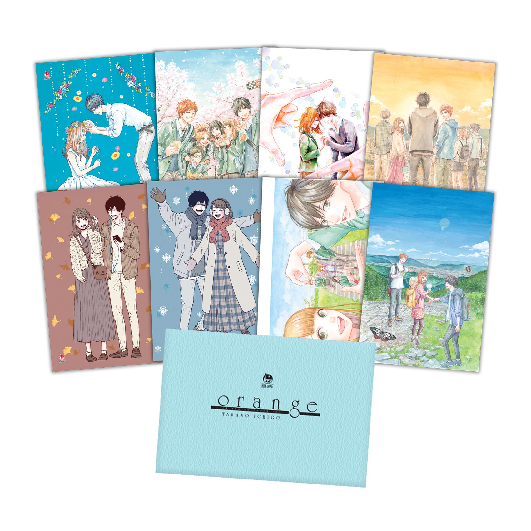Boxset Manga - Orange - La Thu Tu Tuong Lai: Tap 1 - 7 (Hop 7 Cuon) - Tang Kem Set 8 Postcard