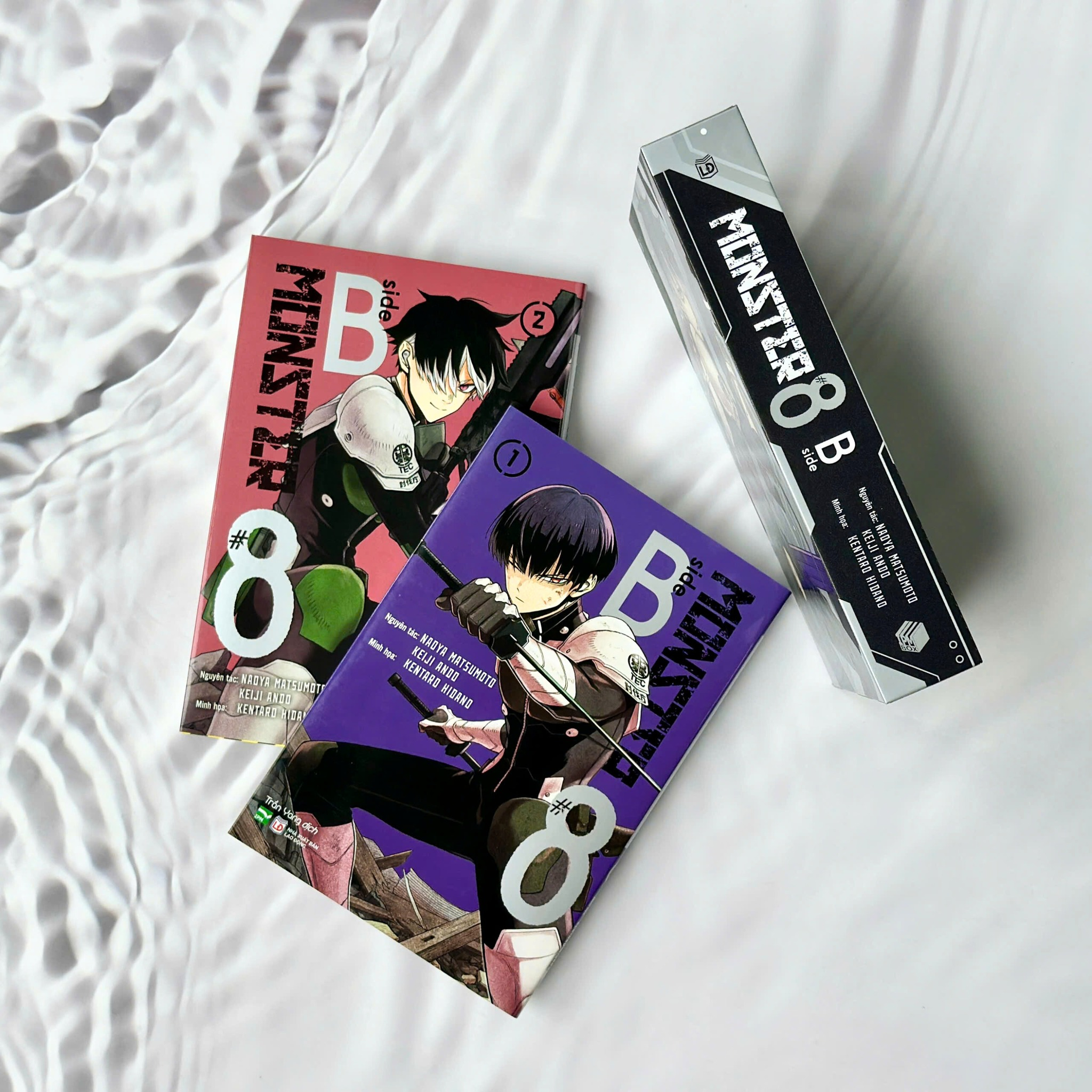 Boxset MONSTER #8 - B Side - Tap 1 + Tap 2 (Hop 2 Tap) - Ban Dac Biet - Tang Kem Set 3 Bookmark + Postcard + Poster