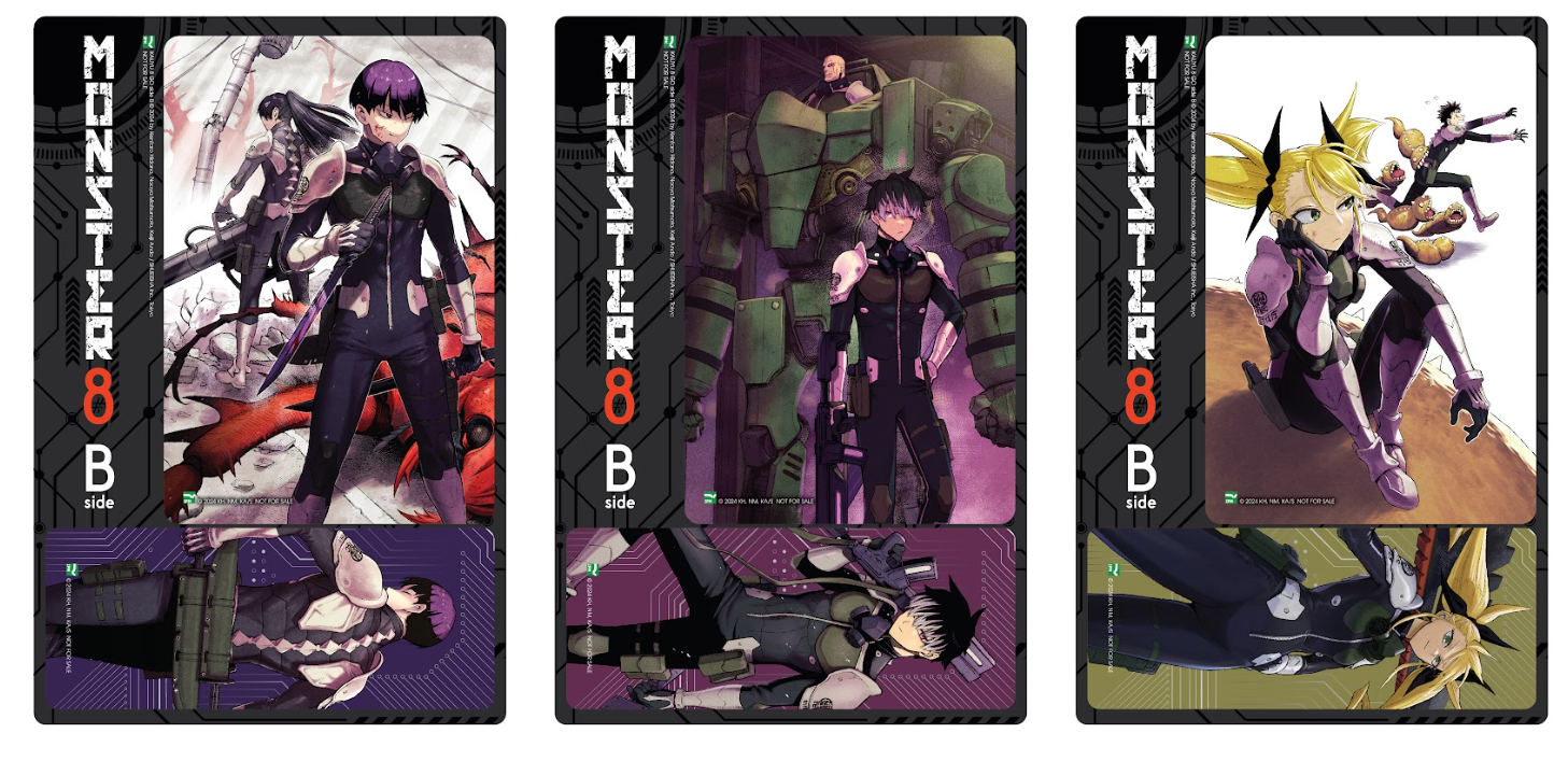 Boxset MONSTER #8 - B Side - Tap 1 + Tap 2 (Hop 2 Tap) - Ban Dac Biet - Tang Kem Set 3 Bookmark + Postcard + Poster