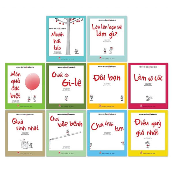 boxset nezumi chú chuột đáng yêu (hộp 10 cuốn)