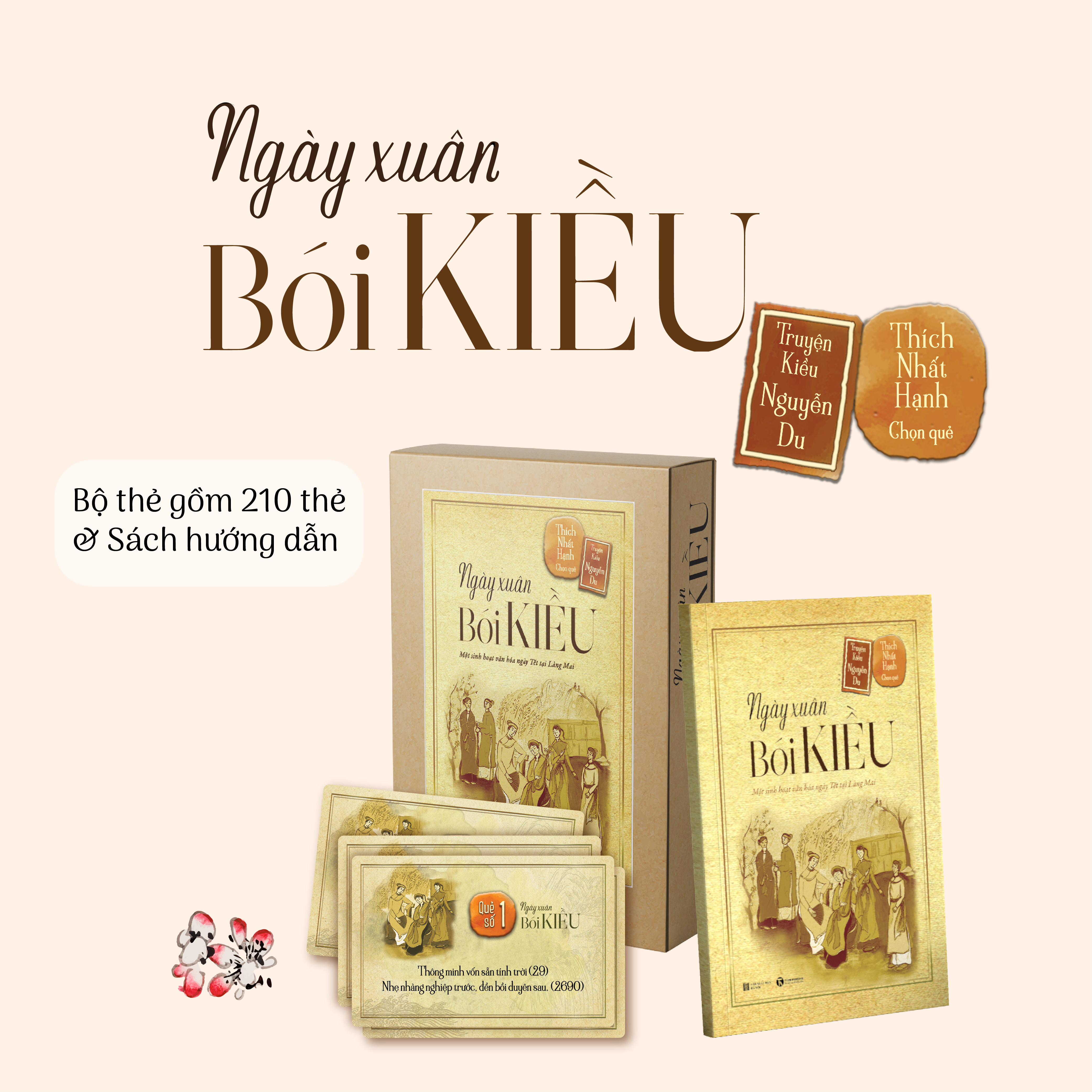 Boxset Ngày Xuân Bói Kiều (Bộ Bài + Sách Hướng Dẫn)