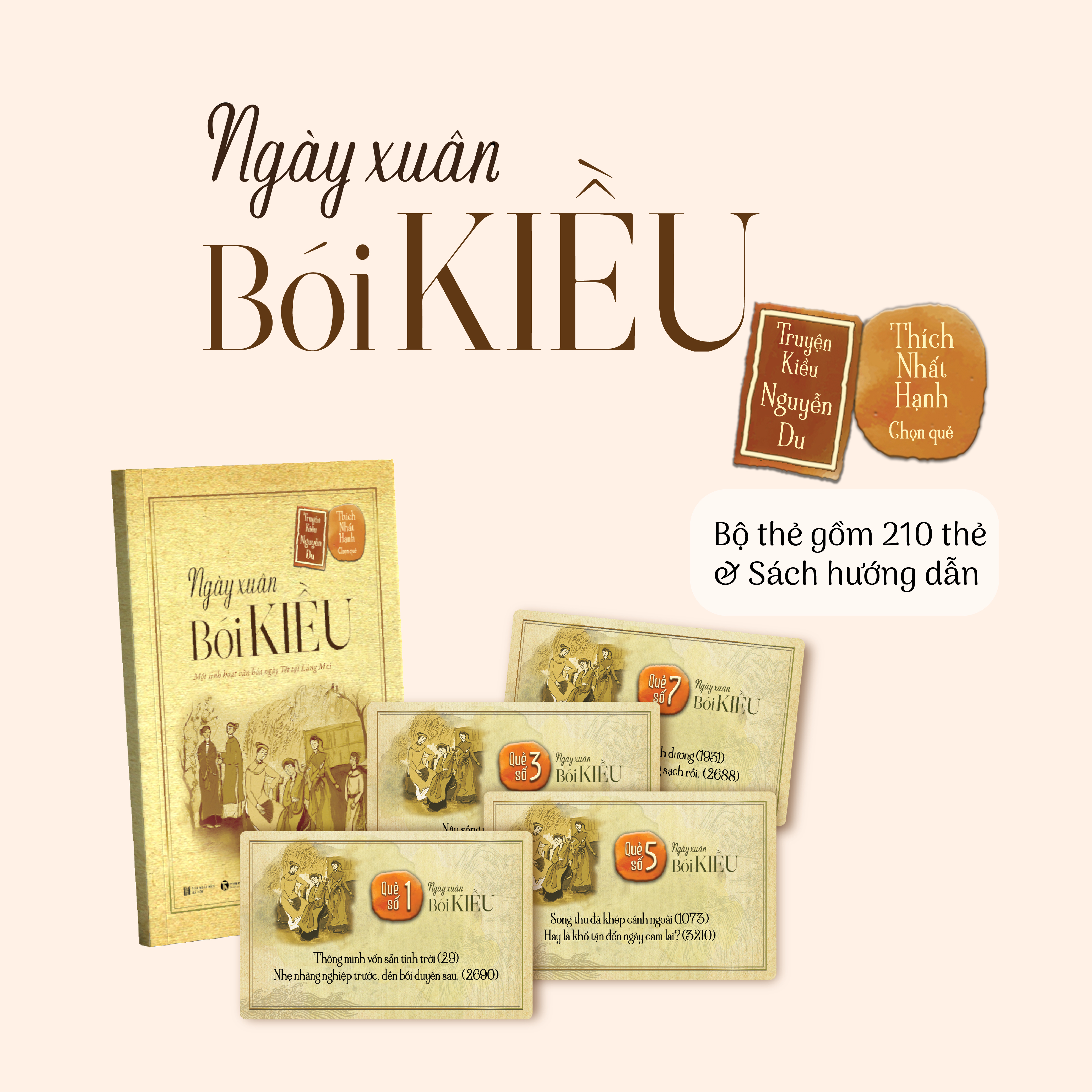 Boxset Ngày Xuân Bói Kiều (Bộ Bài + Sách Hướng Dẫn)
