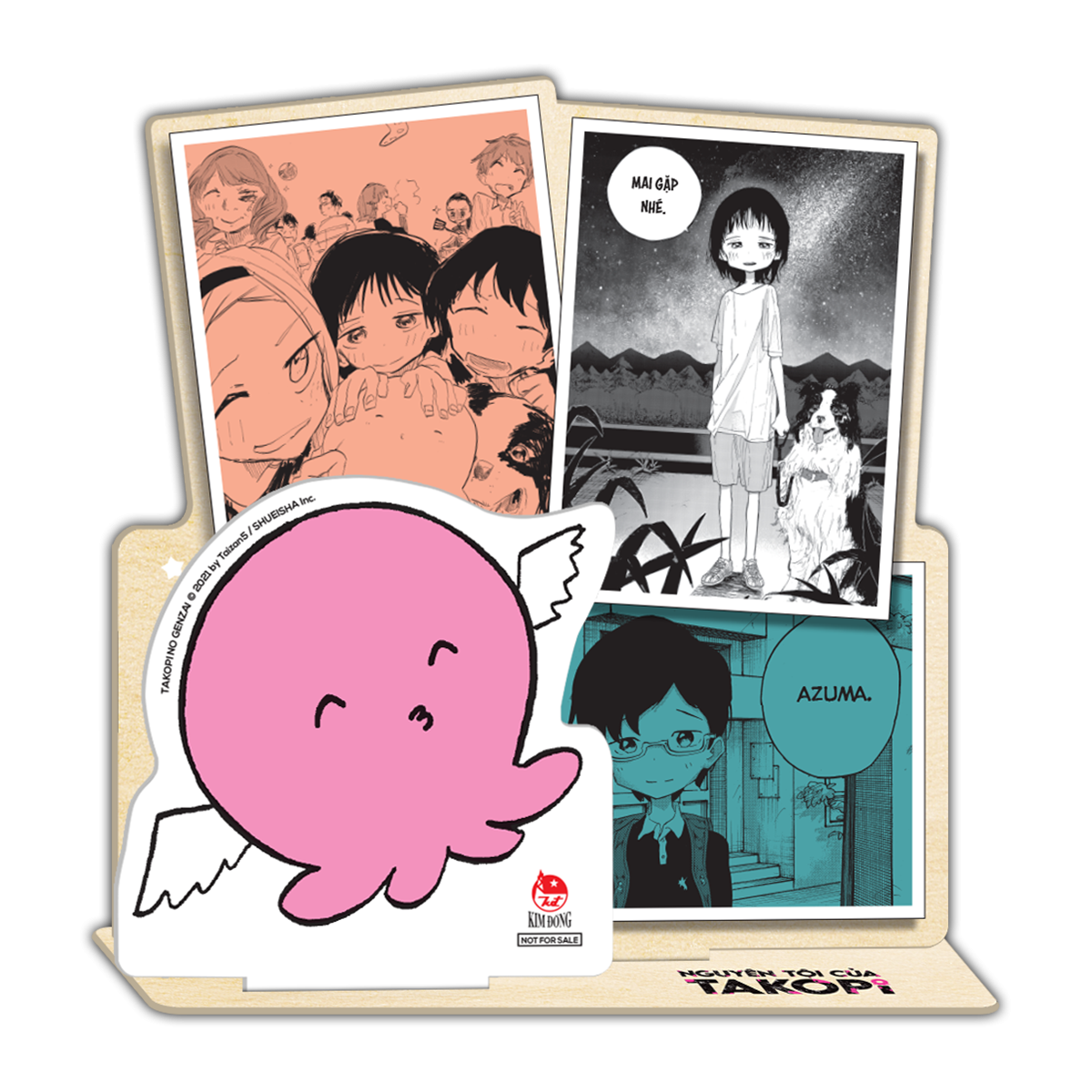 Boxset Nguyen Toi Cua Takopi - Tap 1 + Tap 2 (Hop 2 Tap) - Tang Kem Standee Giay Boi