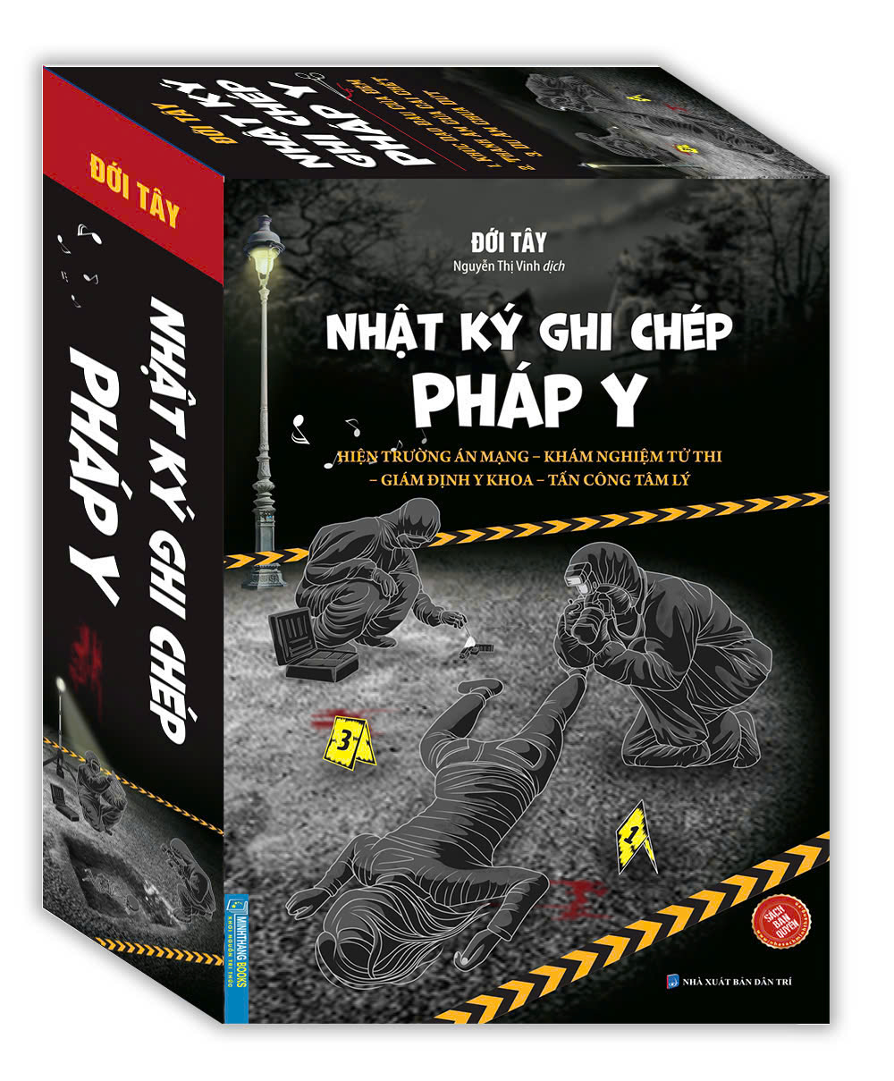 boxset nhật ký ghi chép pháp y - tập 1 + tập 2 + tập 3 (hộp 3 tập)