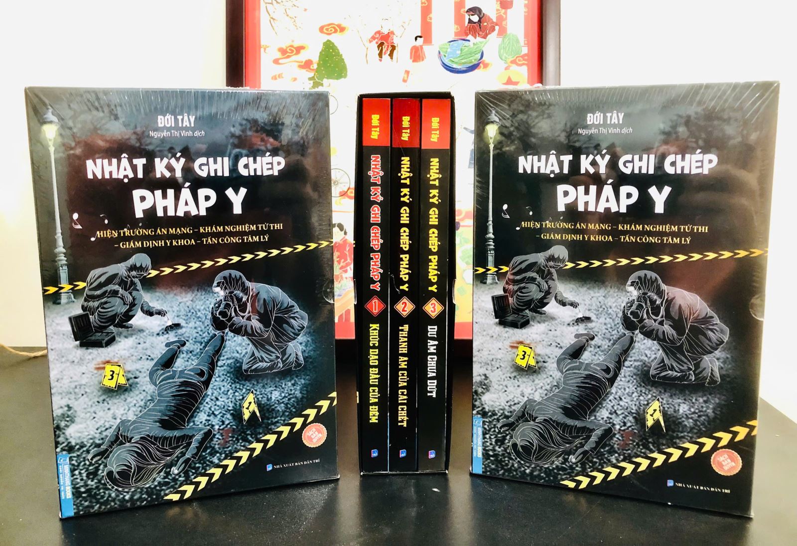 boxset nhật ký ghi chép pháp y - tập 1 + tập 2 + tập 3 (hộp 3 tập)