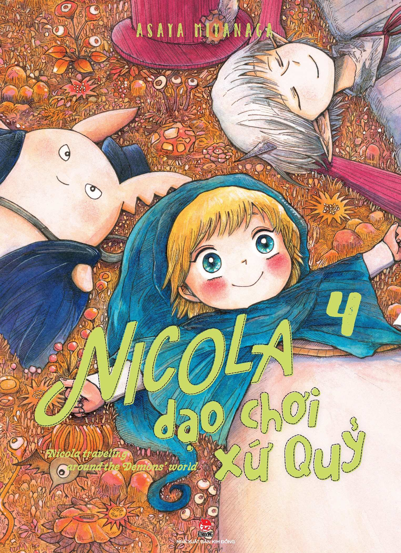 boxset nicola dạo chơi xứ quỷ (bộ 4 tập) - tặng kèm 2 thẻ nhân vật