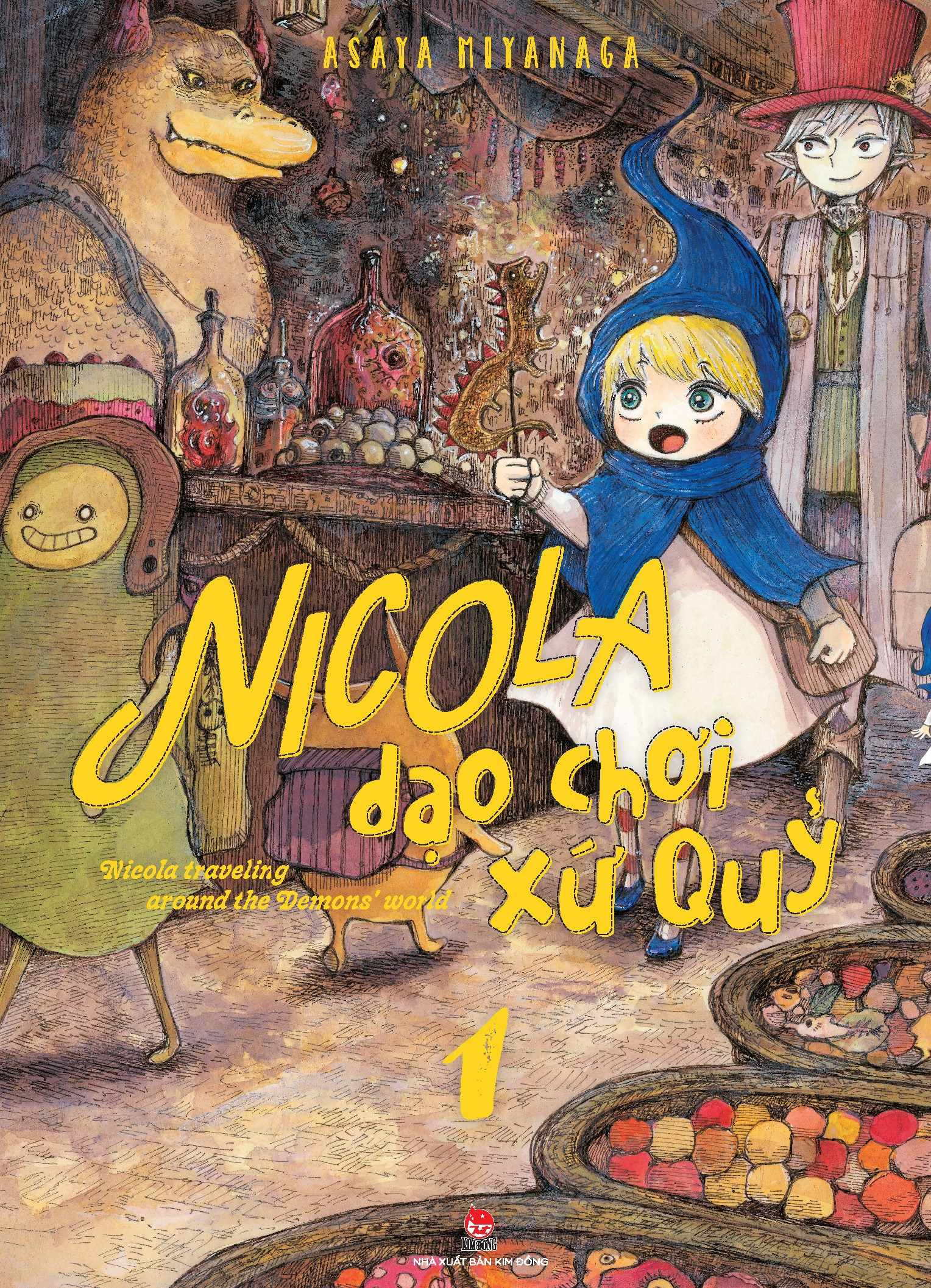 boxset nicola dạo chơi xứ quỷ (bộ 4 tập) - tặng kèm 2 thẻ nhân vật