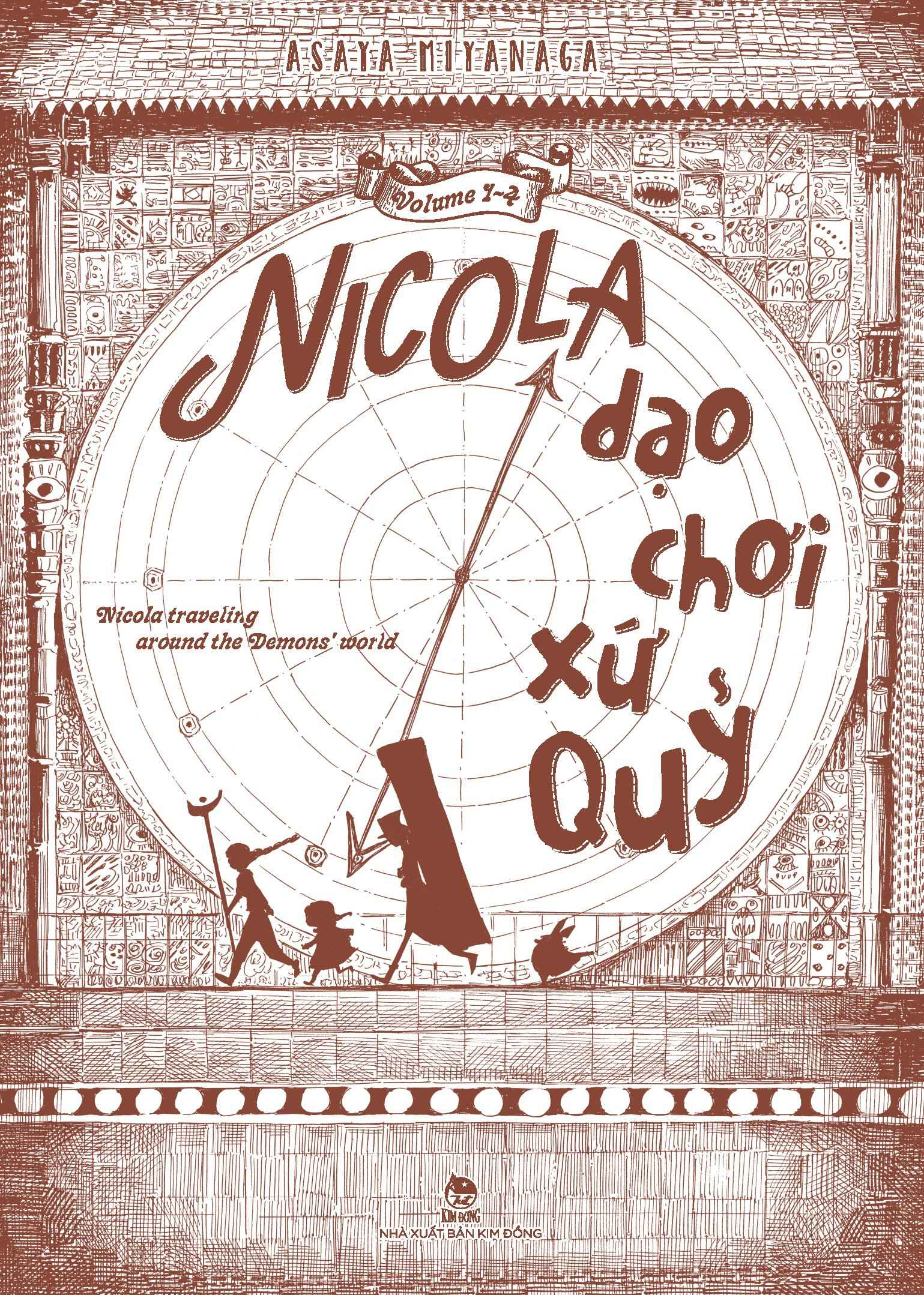 boxset nicola dạo chơi xứ quỷ (bộ 4 tập) - tặng kèm 2 thẻ nhân vật