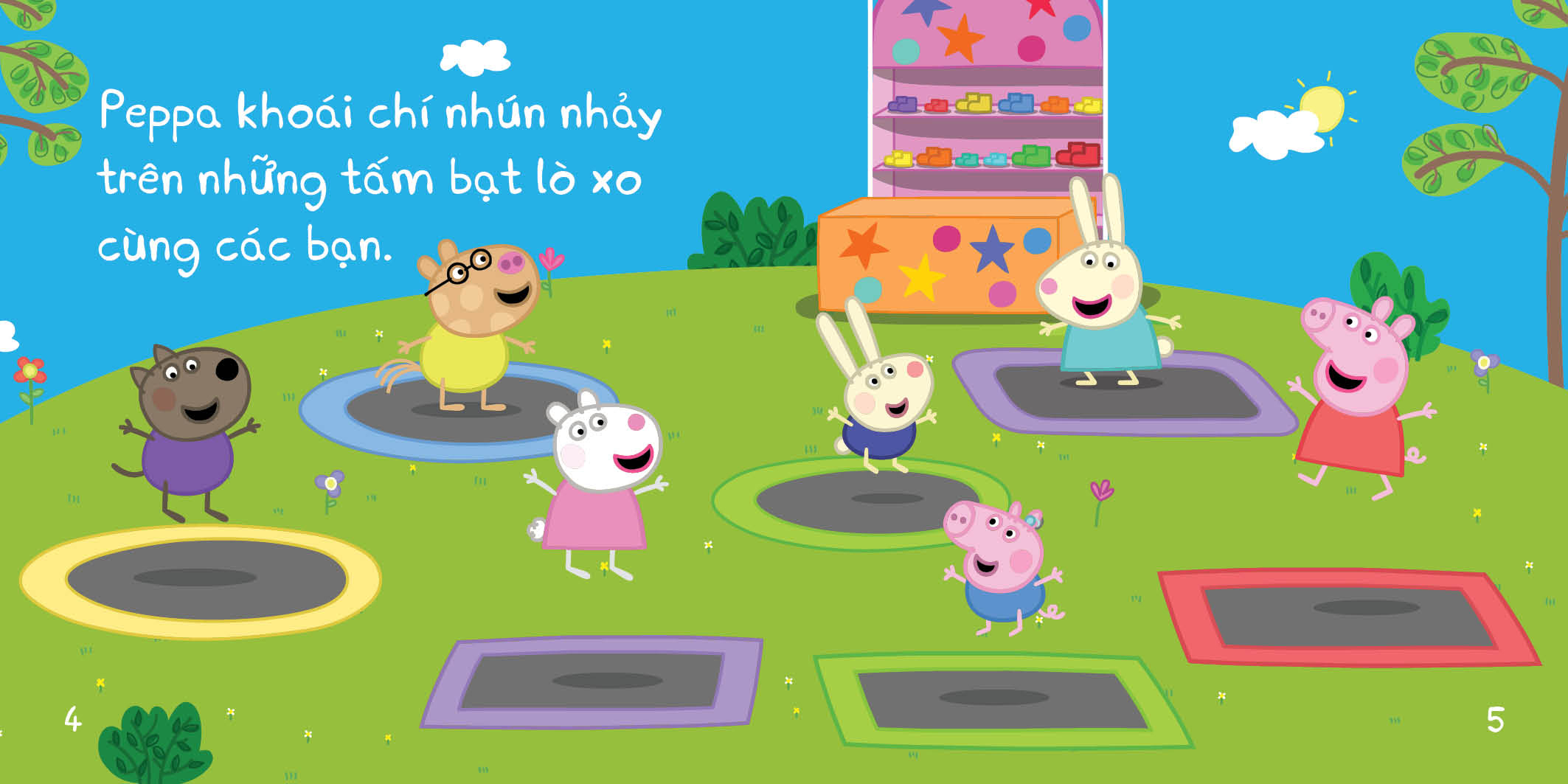 Boxset Peppa Pig - Thư Viện Yêu Thích Của Tớ (Hộp 4 Cuốn)