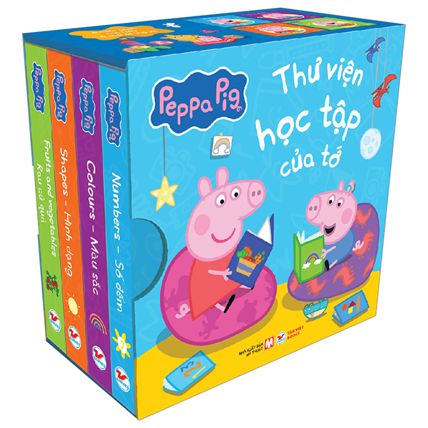 Boxset Peppa Pig - Thư Viện Yêu Thích Của Tớ (Hộp 4 Cuốn)