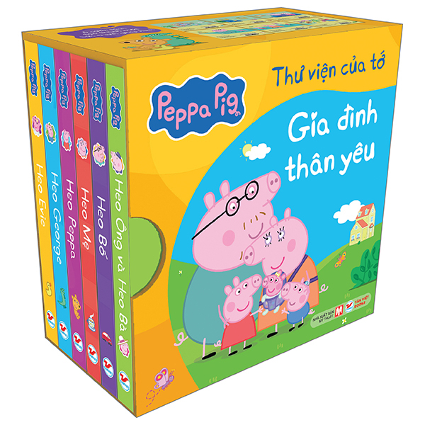 Boxset Peppa Pig - Thư Viện Yêu Thích Của Tớ (Hộp 4 Cuốn)