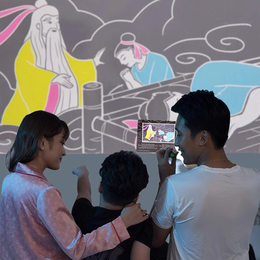 boxset sách chiếu bóng thần kỳ: cây khế + sự tích bánh chưng bánh giầy + ba chú heo con