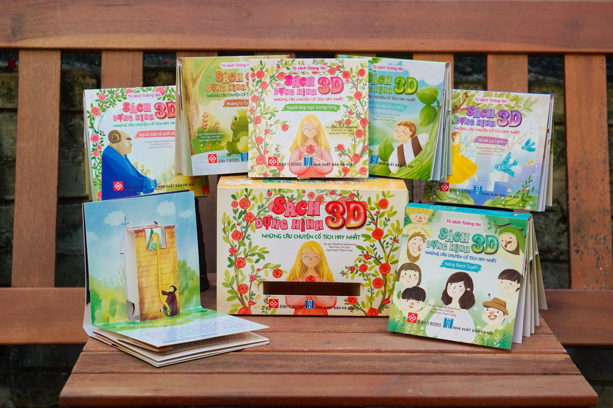 Boxset Sách Dựng Hình 3D - Những Câu Chuyện Cổ Tích Hay Nhất (Hộp 7 Cuốn)