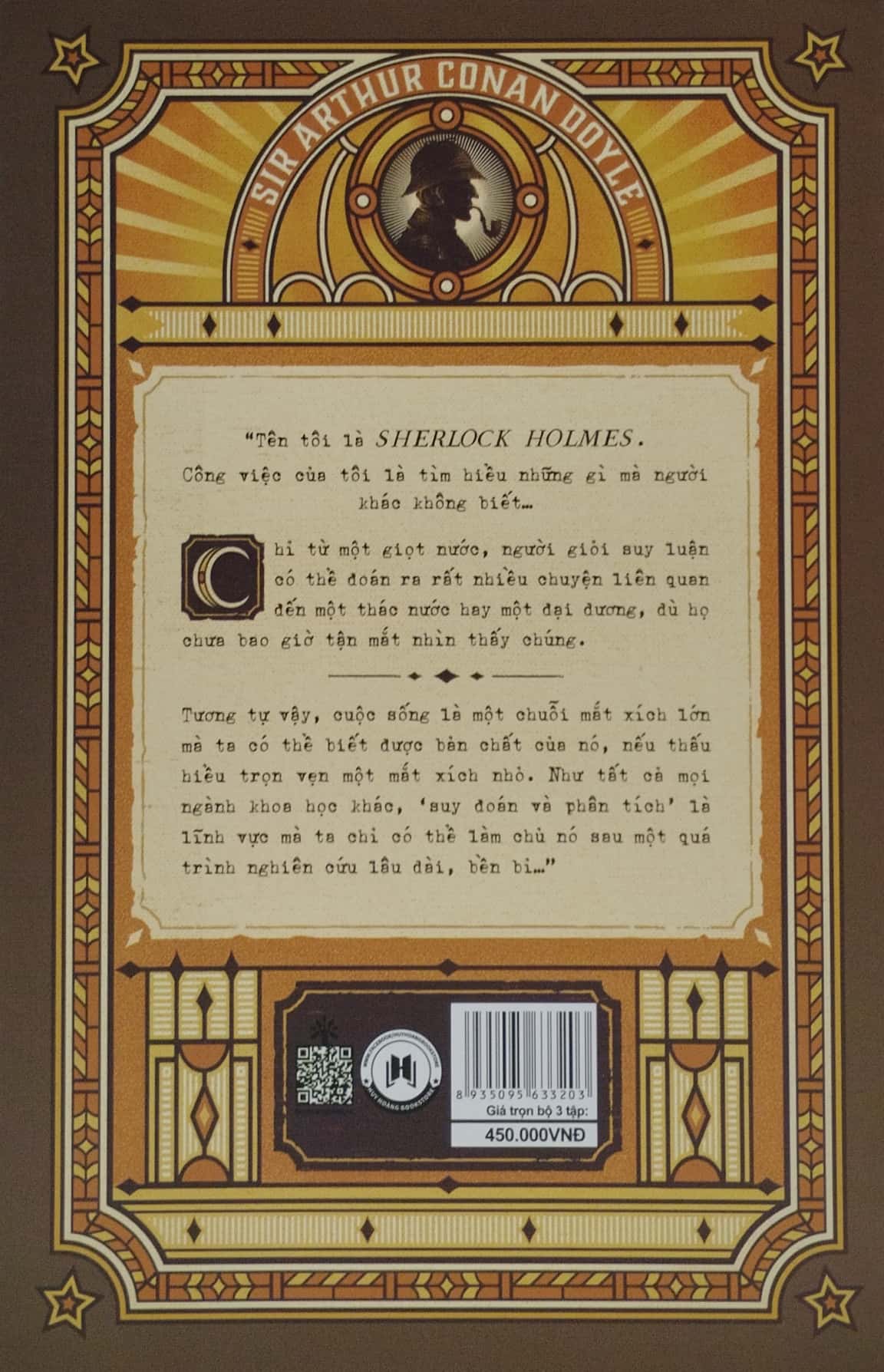 boxset sherlock holmes (bộ 3 cuốn) (tái bản 2023)