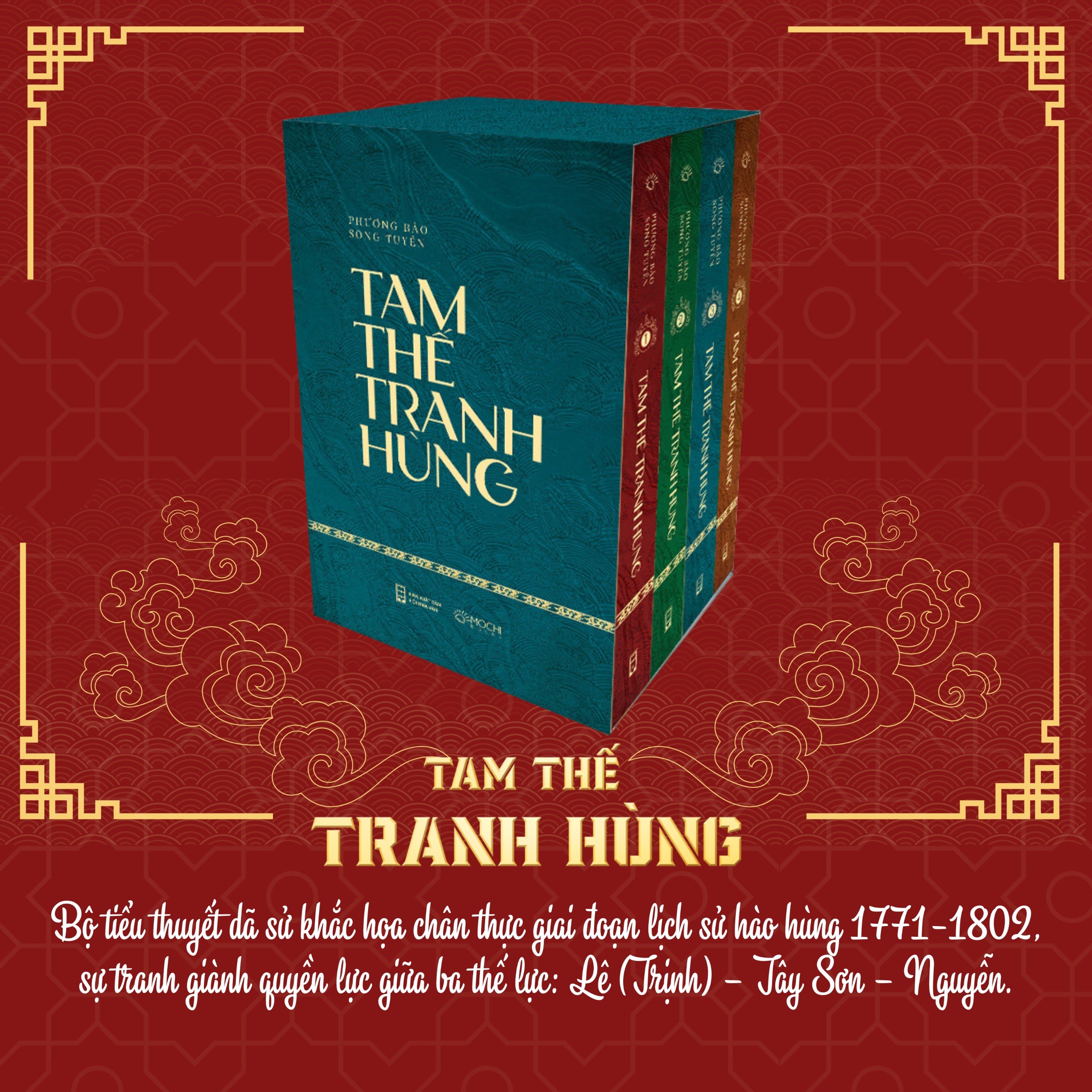 boxset tam thế tranh hùng (bộ 4 tập)