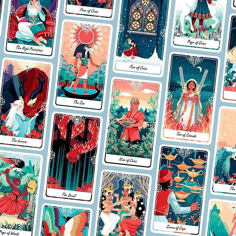 boxset tarot of the divine việt hóa (bộ bài + sách hướng dẫn)