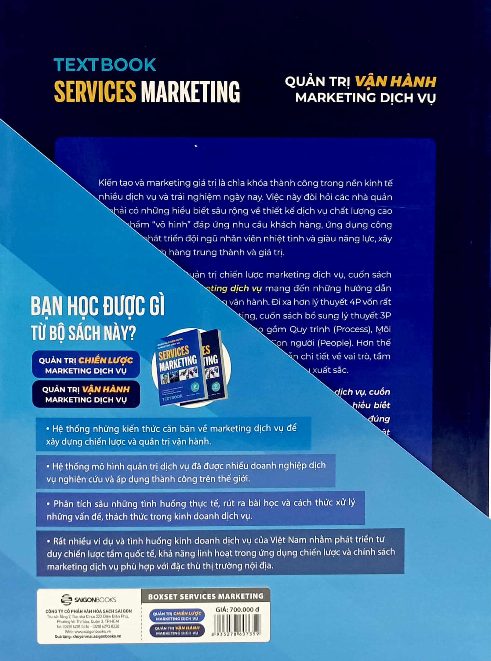 boxset textbook services marketing (bộ 2 cuốn)