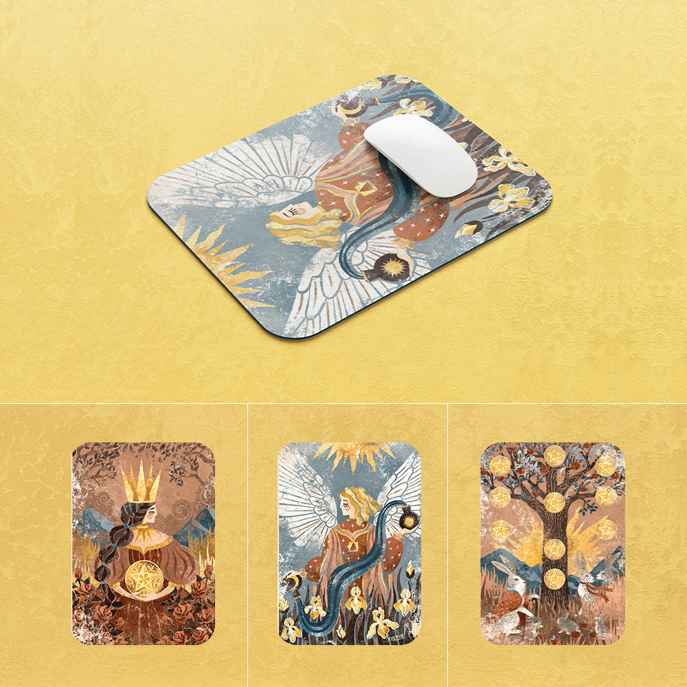 Boxset The Solar Kingdom Viet Hoa (Bo Bai + Sach Huong Dan) - Ban Dac Biet - Tang Kem Random Mau Lot Chuot + Lot Ly Go Ep + Tui Nhung Mem Cao Cap