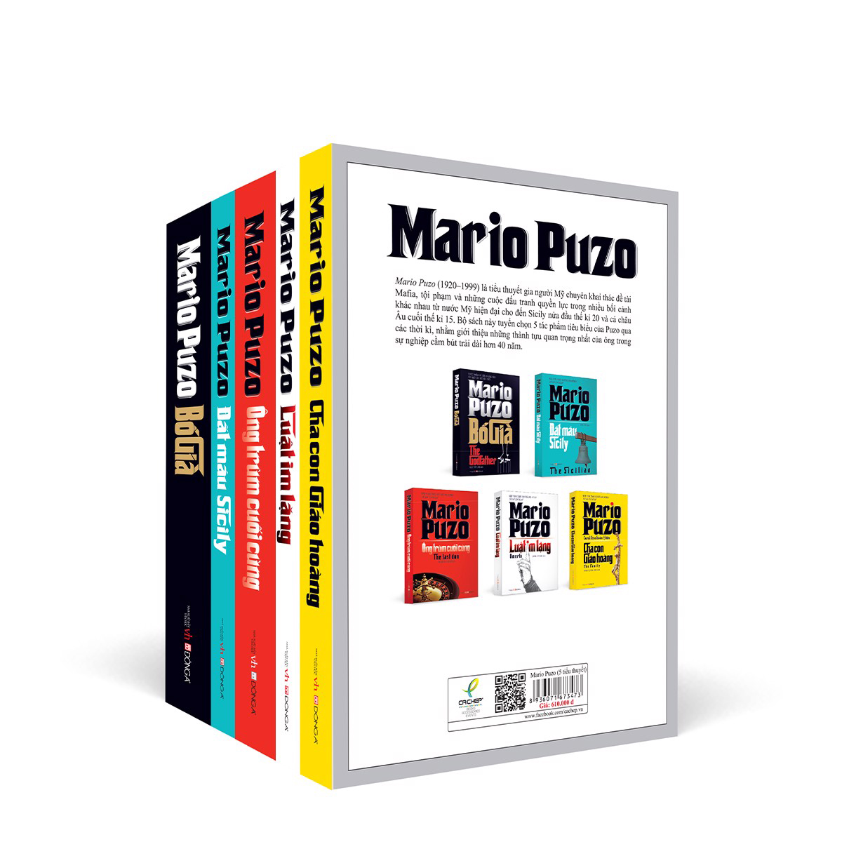 boxset tiểu thuyết của mario puzo (bộ 5 cuốn)